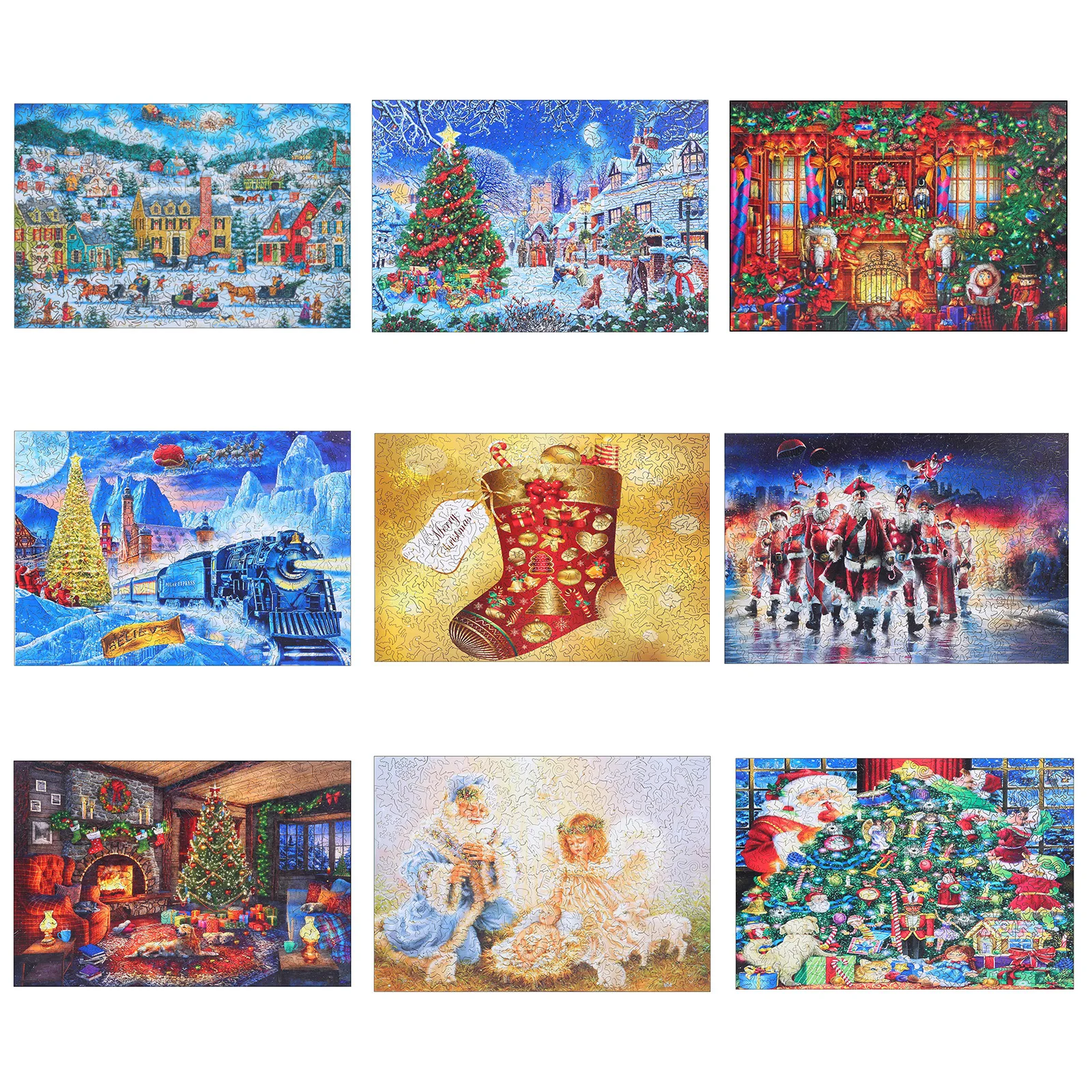 364 Pieces Christmas Puzzle Nature Sonw Scene Wooden Puzzles Boutique Gift Box Packaging Children Gifts Toy
364 Pieces Christmas Puzzle Nature Sonw Scene Wooden Puzzles Boutique Gift Box Packaging Children Gifts Toy