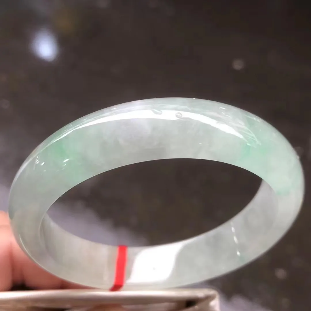 Natural Myanmar jadeite bangle flat bar real jadeite bangle natural green jade stone for woman temperament bracelets 58.5mm 202
Natural Myanmar jadeite bangle flat bar real jadeite bangle natural green jade stone for woman temperament bracelets 58.5mm 202