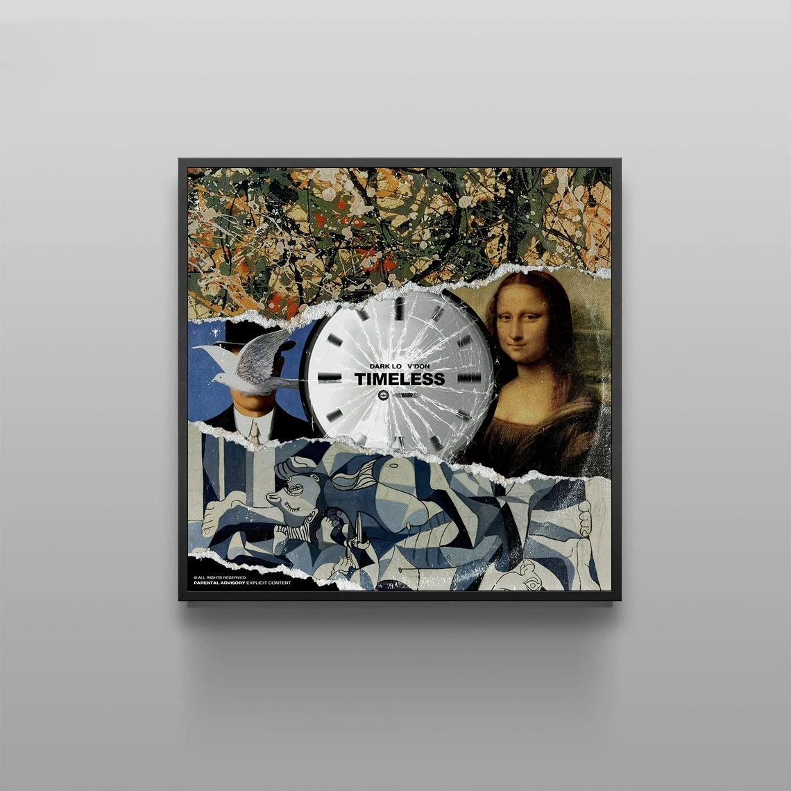 Dark Lo & V Don - Timeless Music Album Cover Poster Canvas Print Rap Hip Hop Star Singer Wall Painting Decoration | Дом и сад