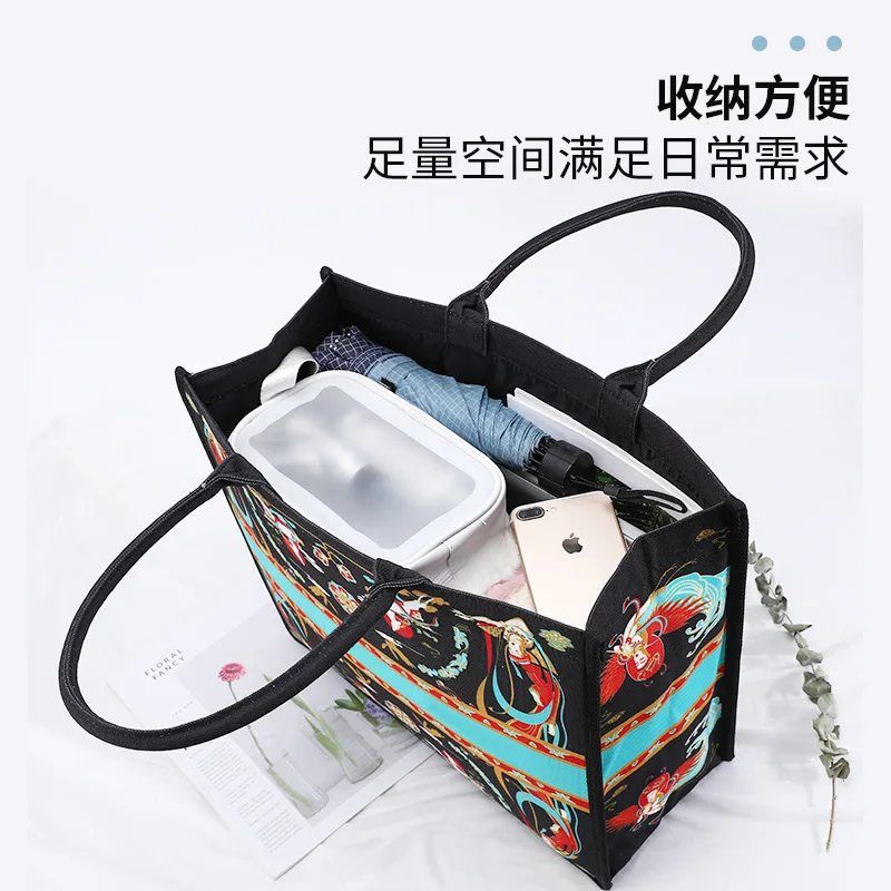 New one shoulder bag large capacity printed canvas bag One Shoulder Bag Tote Bag Travel handbag
New one shoulder bag large capacity printed canvas bag One Shoulder Bag Tote Bag Travel handbag