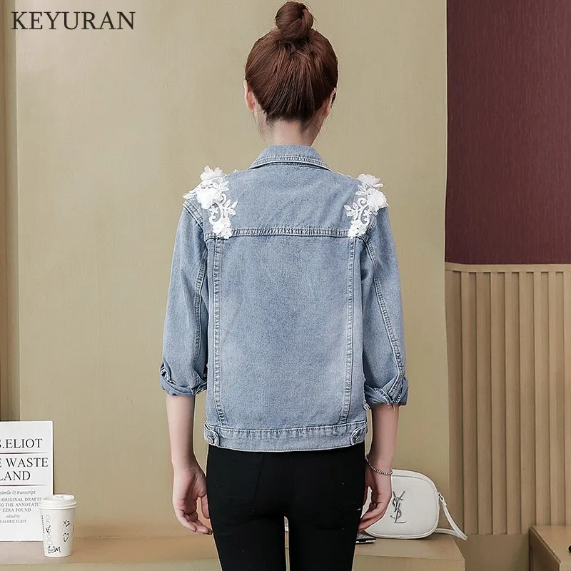 Flower Embroidery Women Denim Basic Coats 2021 Autumn Winter New Female Floral Long Sleeve Casual Slim Girls Jeans Jackets L3761
Flower Embroidery Women Denim Basic Coats 2021 Autumn Winter New Female Floral Long Sleeve Casual Slim Girls Jeans Jackets L3761