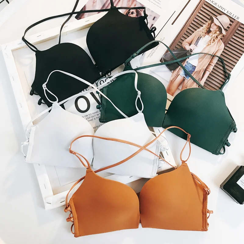 Front Closure Seamless Women Bra Fashion Beautiful back Sexy Lingerie Push Up Female Bralette Wireless Intimates Girl Brassiere
Front Closure Seamless Women Bra Fashion Beautiful back Sexy Lingerie Push Up Female Bralette Wireless Intimates Girl Brassiere