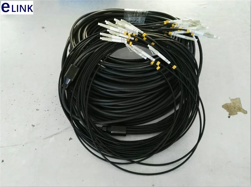 300M 12 cores TPU Patchcord 6.0mm 62.5/125um MM waterproof LC SC FC multimode Armored fiber patch lead Outdoor FTTA jumper 12C
300M 12 cores TPU Patchcord 6.0mm 62.5/125um MM waterproof LC SC FC multimode Armored fiber patch lead Outdoor FTTA jumper 12C