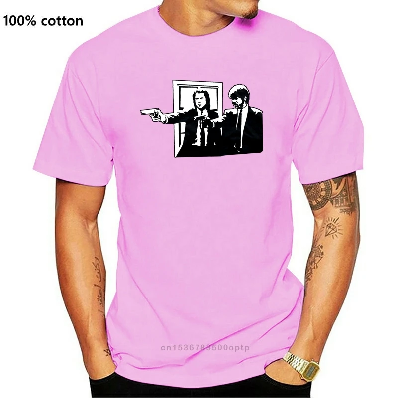 New Cotton Casual Brand Pulp Fiction Bmf Film Quentin Tarantino Black Cotton T-shirt O-neck Short Sleeves
New Cotton Casual Brand Pulp Fiction Bmf Film Quentin Tarantino Black Cotton T-shirt O-neck Short Sleeves