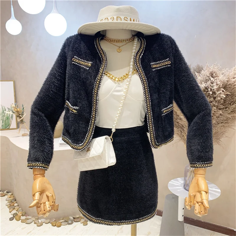 Niche Design New Women's Clothing 2021 Autumn Fashion Suit Loose Jacket Temperament Versatile High Waist Skirt Two-piece Suit
Niche Design New Women's Clothing 2021 Autumn Fashion Suit Loose Jacket Temperament Versatile High Waist Skirt Two-piece Suit