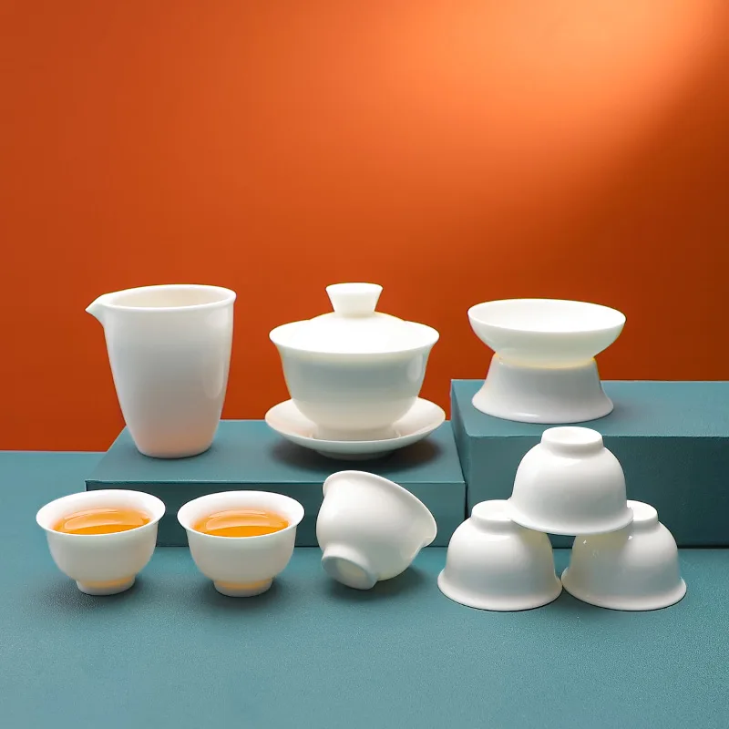Effort Chinese High Tea Set Ceramic Bone China Tea Set Gaiwan Ceremony Teteras De Te Vintage Original Breakfast Cups 60AA07
Effort Chinese High Tea Set Ceramic Bone China Tea Set Gaiwan Ceremony Teteras De Te Vintage Original Breakfast Cups 60AA07