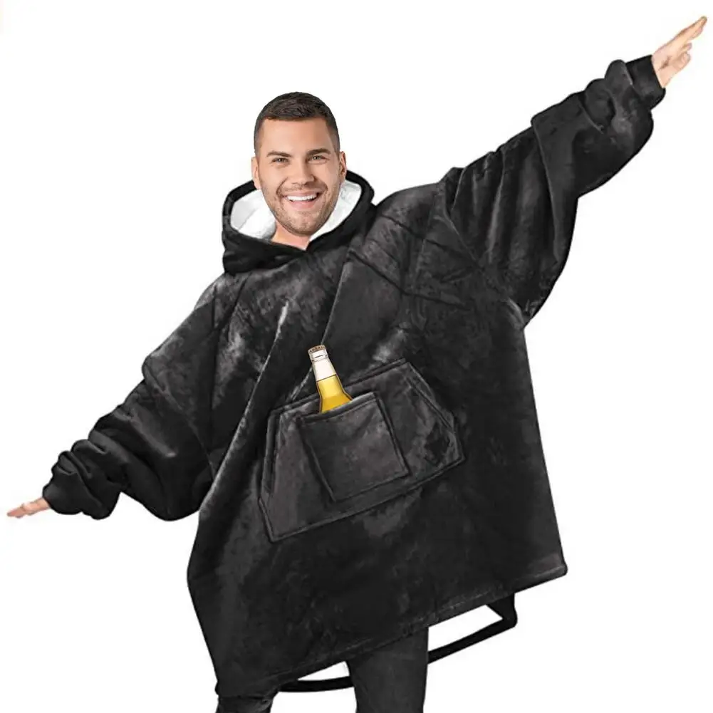 Oversized Sherpa Hoodie Sweatshirt Wearable Blankets For Adults, Kids Women And Men Winter Flannel Blanket Mat
Oversized Sherpa Hoodie Sweatshirt Wearable Blankets For Adults, Kids Women And Men Winter Flannel Blanket Mat