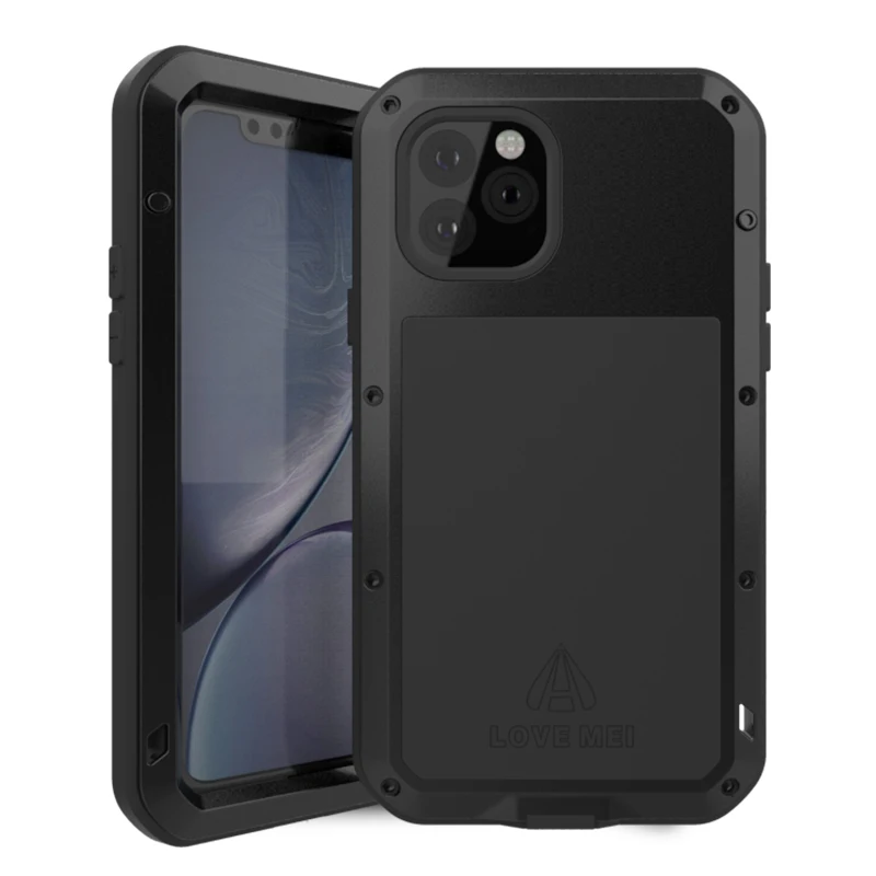 Waterproof Shockproof Aluminum Metal Case For iPhone 11 Pro Heavy Duty 360 Full Coverage Protective Swimming Diving Cover Bumper
Waterproof Shockproof Aluminum Metal Case For iPhone 11 Pro Heavy Duty 360 Full Coverage Protective Swimming Diving Cover Bumper