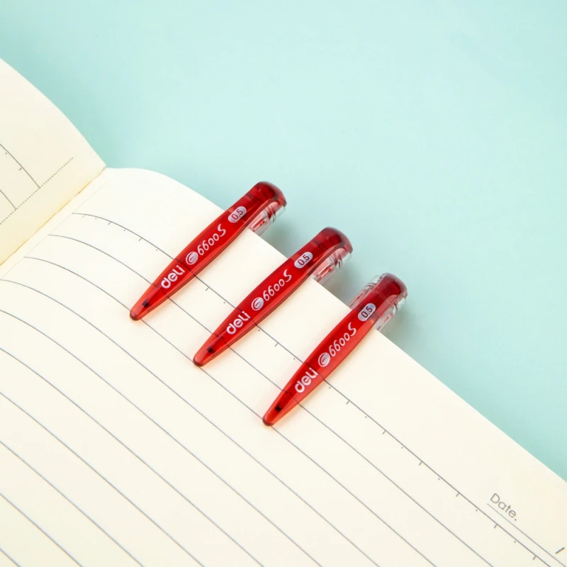 Deli Gel Pen 0.5mm bullet tip 12 pcs, quick-drying without ink overflow, tungsten carbide ball nib, durable and smooth writing
Deli Gel Pen 0.5mm bullet tip 12 pcs, quick-drying without ink overflow, tungsten carbide ball nib, durable and smooth writing