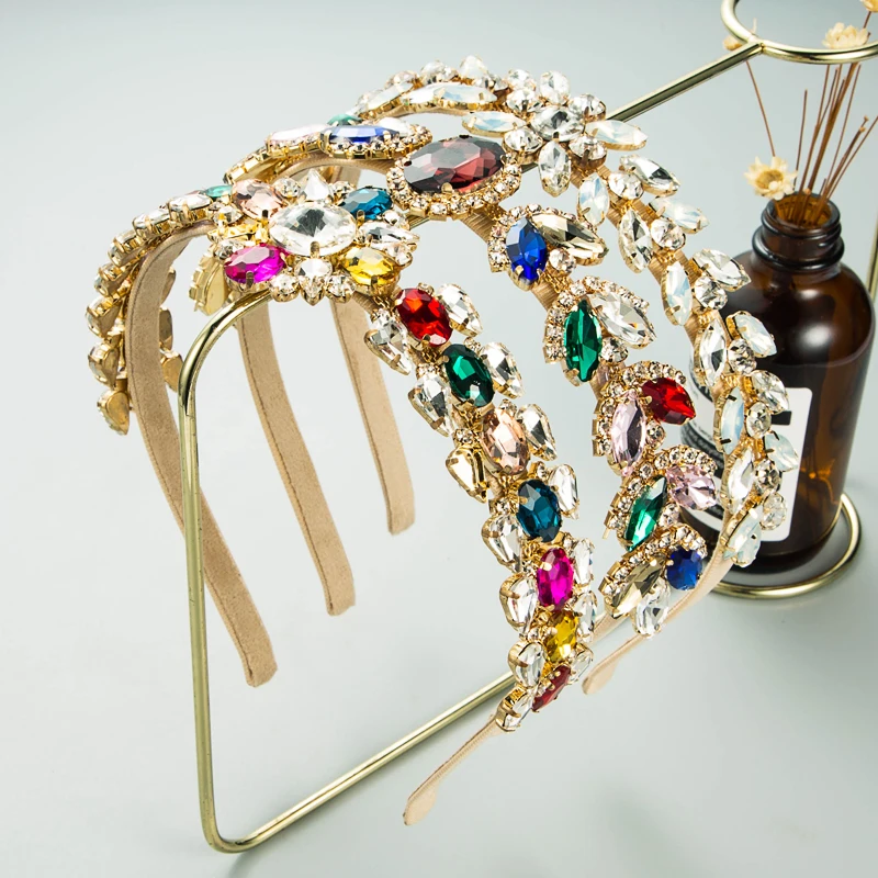 Colorful Gem Baroque Headbands For Women Luxury Handmade Rhinestones Hair Accessories Statement Jewelry Party
Colorful Gem Baroque Headbands For Women Luxury Handmade Rhinestones Hair Accessories Statement Jewelry Party