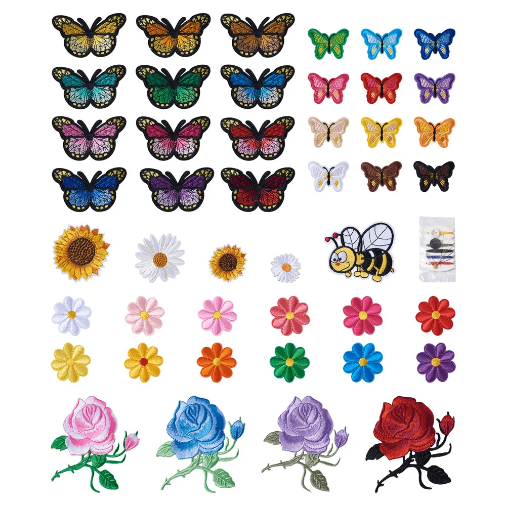 Computerized Embroidery Felt Cloth Iron on/Sew on Patches Costume Accessories, Appliques, with DIY Sewing Kits(Include Plastic
Computerized Embroidery Felt Cloth Iron on/Sew on Patches Costume Accessories, Appliques, with DIY Sewing Kits(Include Plastic