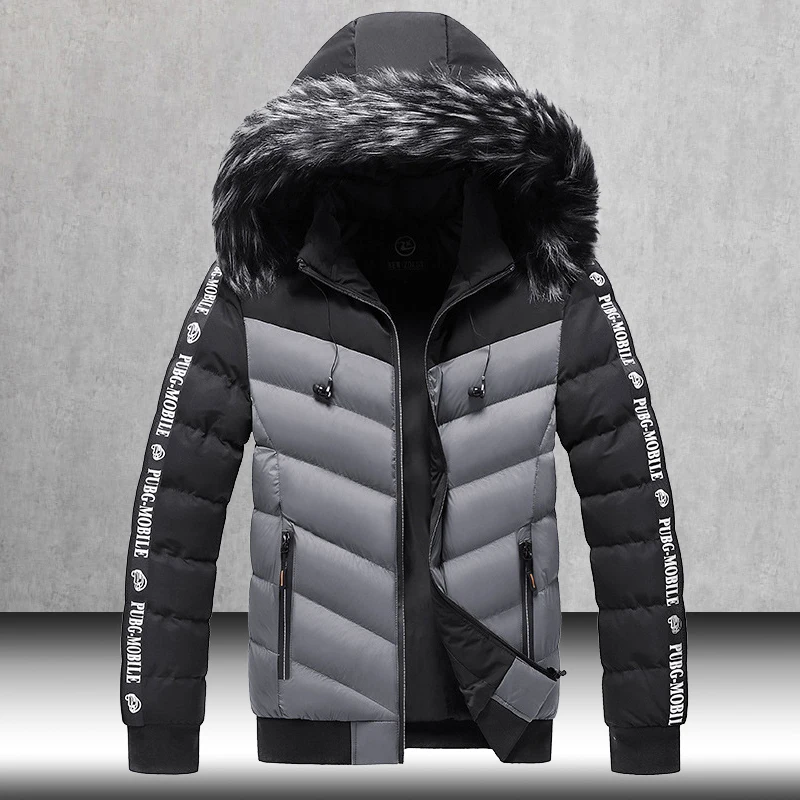Men's Winter Jacket Fur Collar Thick Warm Cotton Padded Outwear Patchwork Parka and Coats Men's Down Jacket
Men's Winter Jacket Fur Collar Thick Warm Cotton Padded Outwear Patchwork Parka and Coats Men's Down Jacket