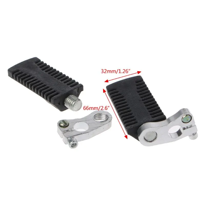 New 1 Pair Motorcycle Motorbike Pedals Foot Pegs Rest Footrests Footpegs For 47/49cc Pocket Dirt Bike Mini Moto Quad ATV
New 1 Pair Motorcycle Motorbike Pedals Foot Pegs Rest Footrests Footpegs For 47/49cc Pocket Dirt Bike Mini Moto Quad ATV