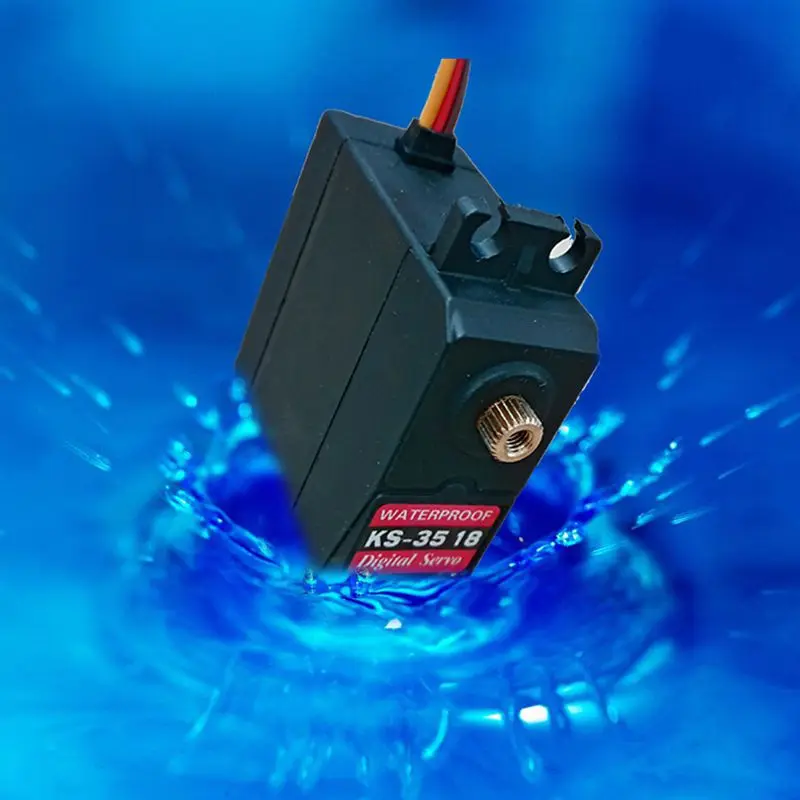 KS-3518 Waterproof High Torque Full Metal Gear RC Servos Motor Airplane Helicopter Boat Car Digital Servo 15Kg Torque Angle Of
KS-3518 Waterproof High Torque Full Metal Gear RC Servos Motor Airplane Helicopter Boat Car Digital Servo 15Kg Torque Angle Of