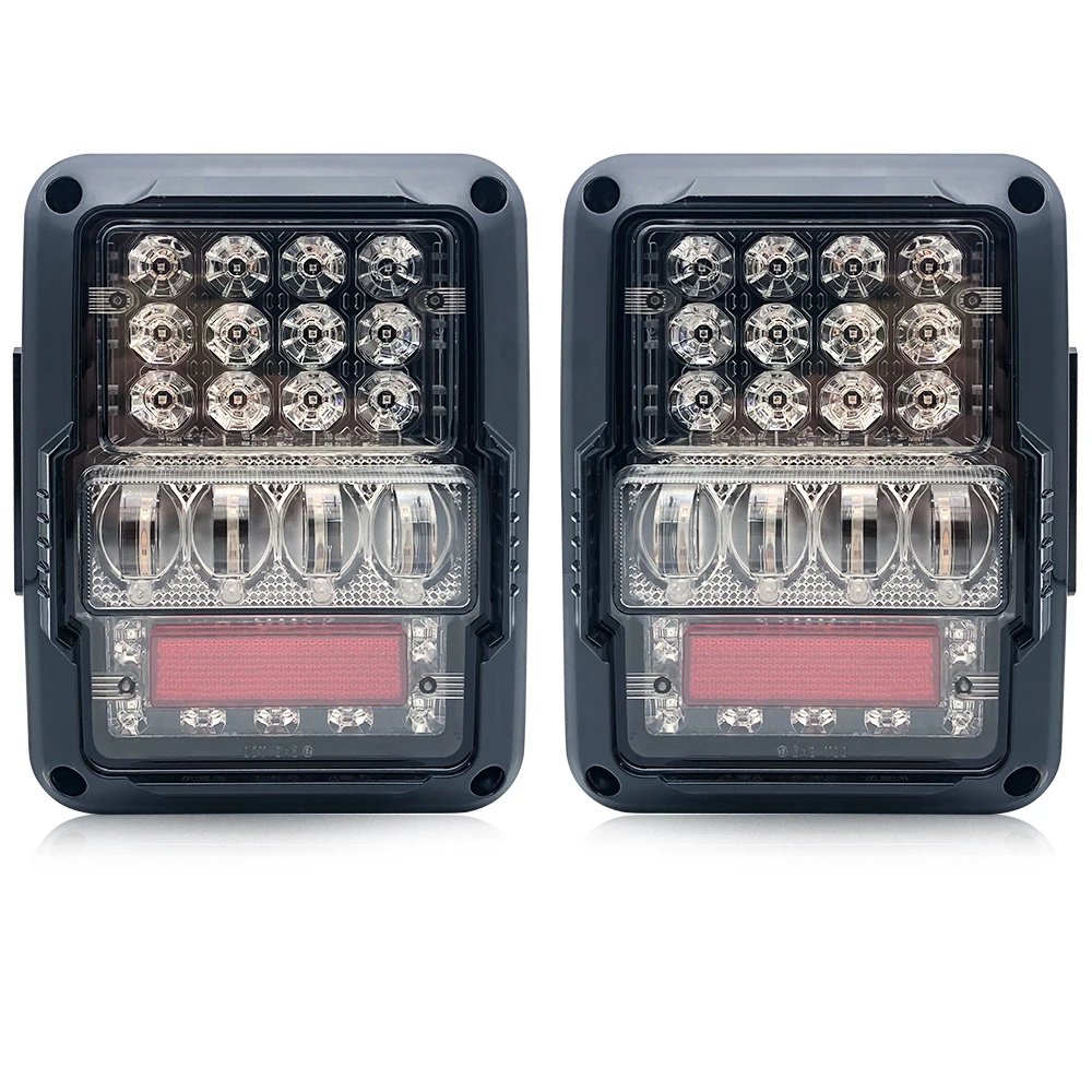 2pcs/pair US&EU Standard Black Auto offroad LED Tail Lights with Rear Signal Brake Reverse Lamps Lighting for Jeep Wrangler Jk
2pcs/pair US&EU Standard Black Auto offroad LED Tail Lights with Rear Signal Brake Reverse Lamps Lighting for Jeep Wrangler Jk
