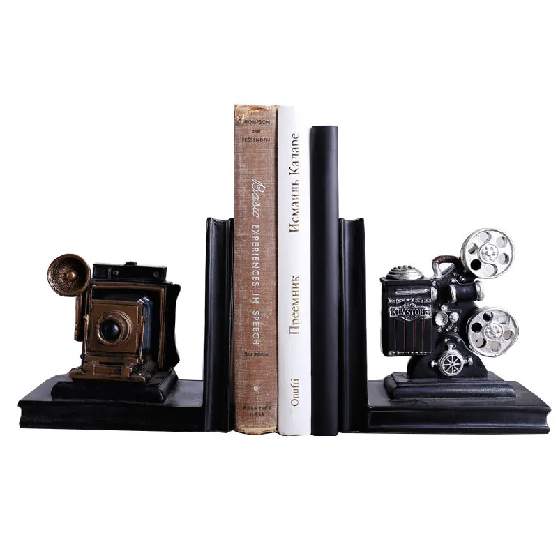 Library Bookend Resin Ornaments Retro VCR Camera Study Furnishings Creative Bookshelf Accessories Nordic Vintage Home Decor
Library Bookend Resin Ornaments Retro VCR Camera Study Furnishings Creative Bookshelf Accessories Nordic Vintage Home Decor