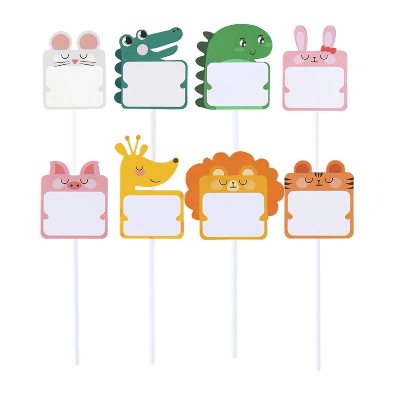 10pcs Blank Paper Cake Topper Cute Animals Giraffe Rabbit Cat Dinosaur Birthday Supplies Cupcake Toppers Wedding Cake Decoration
10pcs Blank Paper Cake Topper Cute Animals Giraffe Rabbit Cat Dinosaur Birthday Supplies Cupcake Toppers Wedding Cake Decoration