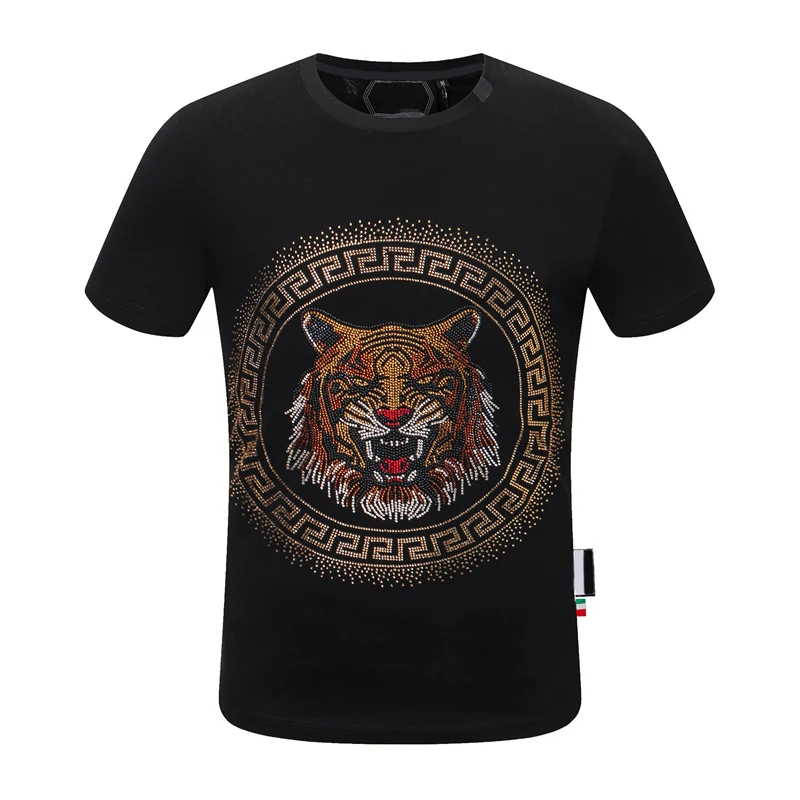 2021ss Summer Fashion pp T Shirt Mens PP Rhinestones Skulls Tops Casual Short-Sleeved Tees O-Neck Hight Quality Tshirt
2021ss Summer Fashion pp T Shirt Mens PP Rhinestones Skulls Tops Casual Short-Sleeved Tees O-Neck Hight Quality Tshirt