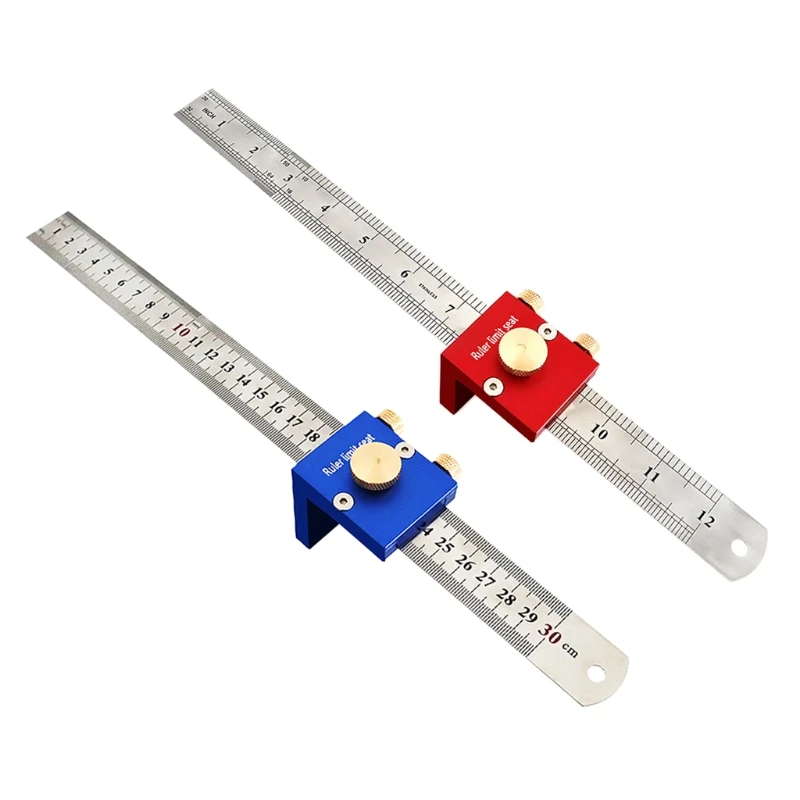 12 Inches Ruler Positioning Block Wooden Woodworking Line Locator Stop Block DIY Measuring Tool with 12in Steel Ruler
12 Inches Ruler Positioning Block Wooden Woodworking Line Locator Stop Block DIY Measuring Tool with 12in Steel Ruler