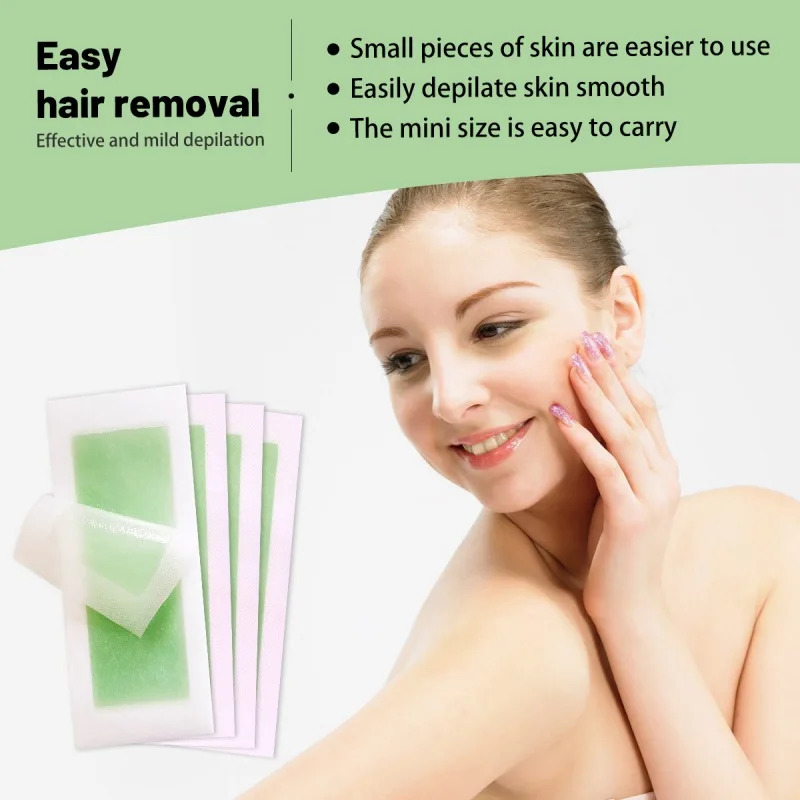 72 Pcs / Set Two Side Wax Strips Hair Removal Tool Waxing Wipe Sticker for Face Leg Lip Eyebrow Arm Body Hair Removal
72 Pcs / Set Two Side Wax Strips Hair Removal Tool Waxing Wipe Sticker for Face Leg Lip Eyebrow Arm Body Hair Removal