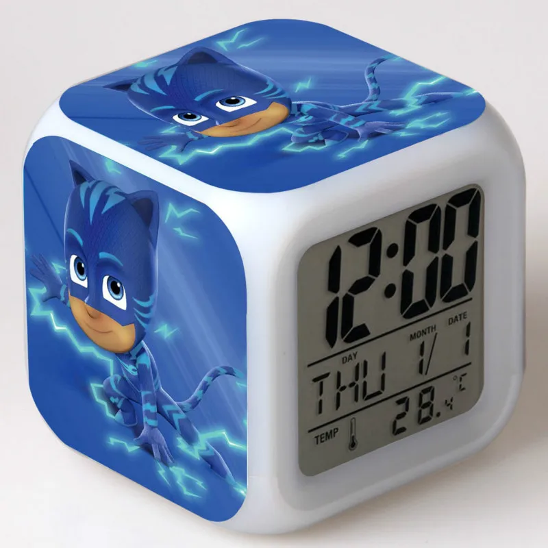 PJ Masks Plastic Alarm Clock LED Table Voice Control Digital Powered Electronic Desktop Clocks Boy girl Children Birthday Gifts
PJ Masks Plastic Alarm Clock LED Table Voice Control Digital Powered Electronic Desktop Clocks Boy girl Children Birthday Gifts