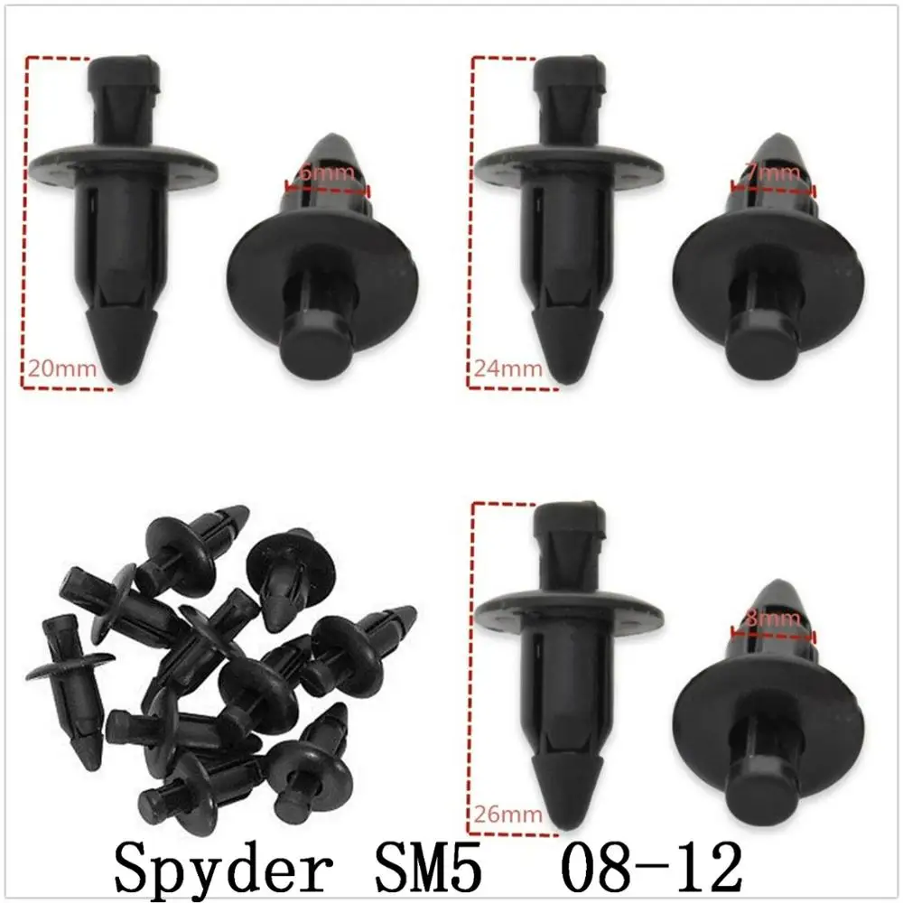 Комплект болтов для обтекателя, пластиковые расширительные болты с шипами для кузова, гайки подходят для CAN-AM Spyder SM5 (только для моделей RS) ... 
Комплект болтов для обтекателя, пластиковые расширительные болты с шипами для кузова, гайки подходят для CAN-AM Spyder SM5 (только для моделей RS) ...