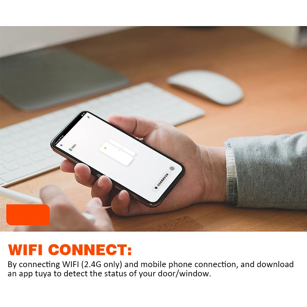 Open Closed Detector Guard Tuya APP Alarm Window Office Door Sensor Wireless Smart WIFI Easy Install Universal Push Notification
Open Closed Detector Guard Tuya APP Alarm Window Office Door Sensor Wireless Smart WIFI Easy Install Universal Push Notification