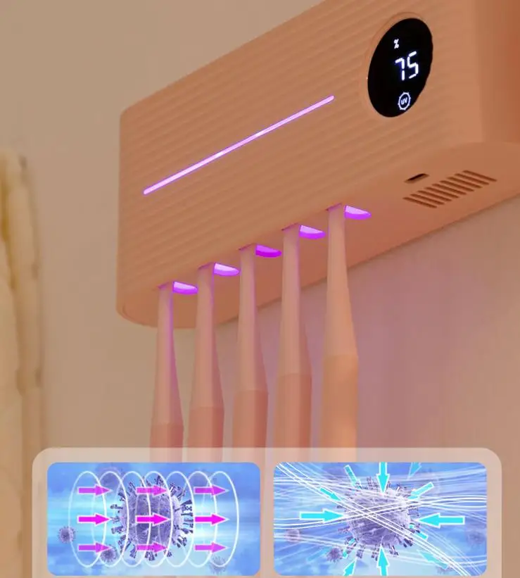 New Ultraviolet Toothbrush Sterilizer Intelligent Electric UVC Sterilization Rack Drying Toothbrush Toothpaste Squeezer
New Ultraviolet Toothbrush Sterilizer Intelligent Electric UVC Sterilization Rack Drying Toothbrush Toothpaste Squeezer