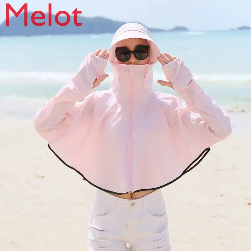 Korean Style Sun Protection Clothing for Cycling Women's Long Sleeve Electric Car Sun Protection UV Protection Breathable Thin
Korean Style Sun Protection Clothing for Cycling Women's Long Sleeve Electric Car Sun Protection UV Protection Breathable Thin