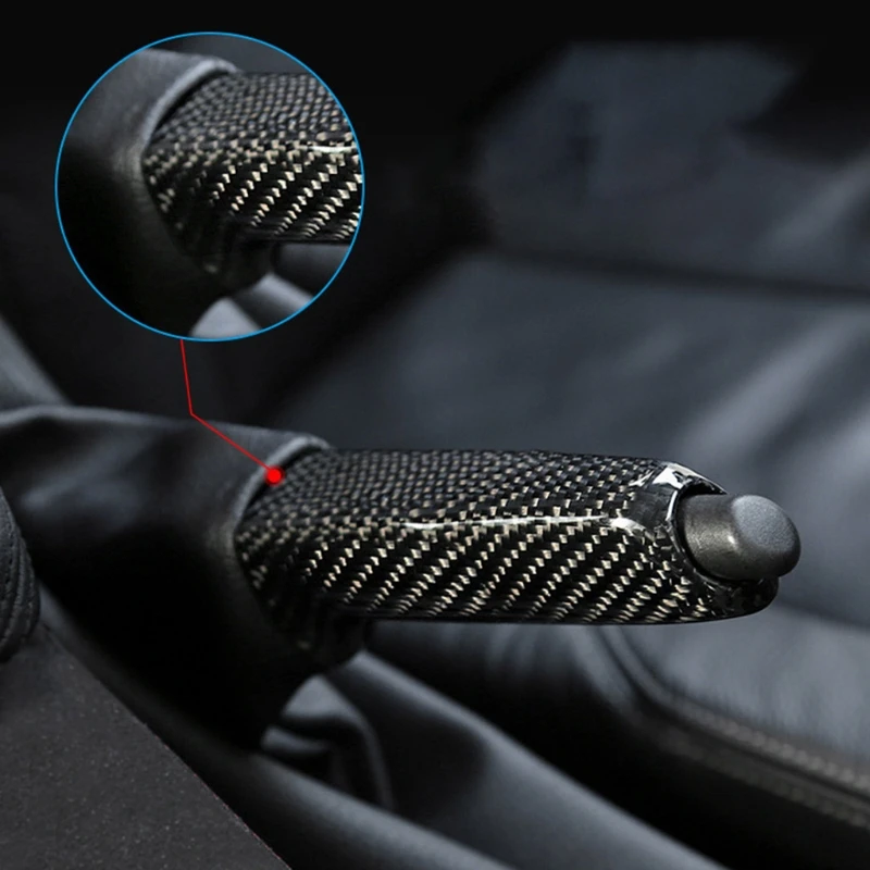 Posh Handbrake Grips Knob Cover Protector Hard Carbon Fiber for E90/E92/F30 High-end Car Replace Accessory
Posh Handbrake Grips Knob Cover Protector Hard Carbon Fiber for E90/E92/F30 High-end Car Replace Accessory