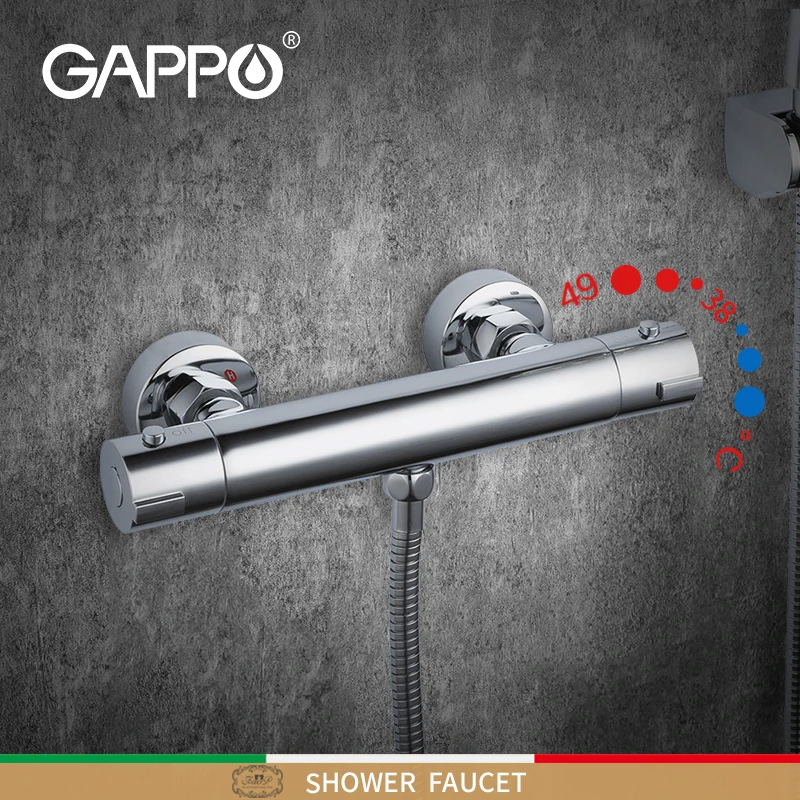 GAPPO Thermostatic Shower Faucet Brass Bathroom Faucet Bathtub Mixer thermostatic mixing valve chrome bathroom sets
GAPPO Thermostatic Shower Faucet Brass Bathroom Faucet Bathtub Mixer thermostatic mixing valve chrome bathroom sets