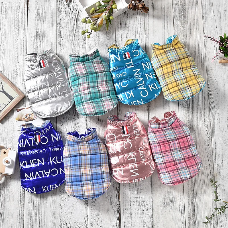 Dog down jacket vest Dogs coat clothes for small dogs cat clothes Sweatshirt autumn winter Keep warm Pet Coat Casual costume
Dog down jacket vest Dogs coat clothes for small dogs cat clothes Sweatshirt autumn winter Keep warm Pet Coat Casual costume