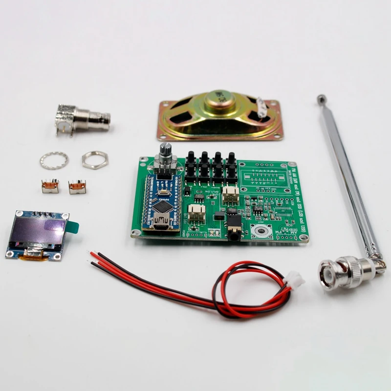 SI4732 All Band Radio Receiver FM AM (MW & SW) SSB (LSB & USB) Bands Pre Configured with Antenna Speaker LCD Screen
SI4732 All Band Radio Receiver FM AM (MW & SW) SSB (LSB & USB) Bands Pre Configured with Antenna Speaker LCD Screen