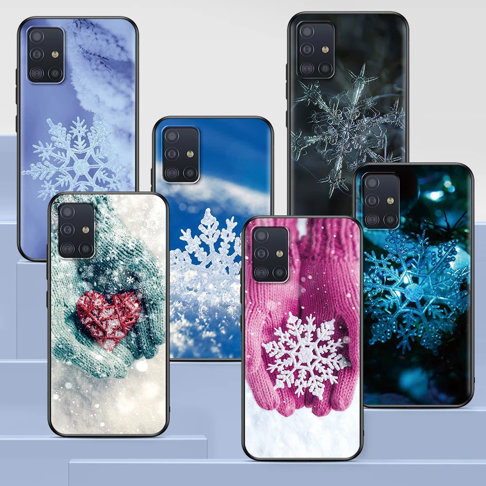 Christmas Snowflake Phone Case For Samsung Galaxy A51 A12 A21s A71 A52 A31 A32 A02s A72 A11 A41 A22 A01 A42 A91 Black Soft Cover
Christmas Snowflake Phone Case For Samsung Galaxy A51 A12 A21s A71 A52 A31 A32 A02s A72 A11 A41 A22 A01 A42 A91 Black Soft Cover