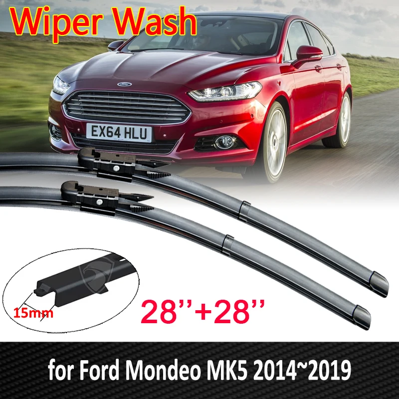 for Ford Mondeo MK5 2014~2019 2015 2016 2017 Front Window Windscreen Windshield Wipers Car Accessories Stickers Car Wiper Blades
for Ford Mondeo MK5 2014~2019 2015 2016 2017 Front Window Windscreen Windshield Wipers Car Accessories Stickers Car Wiper Blades