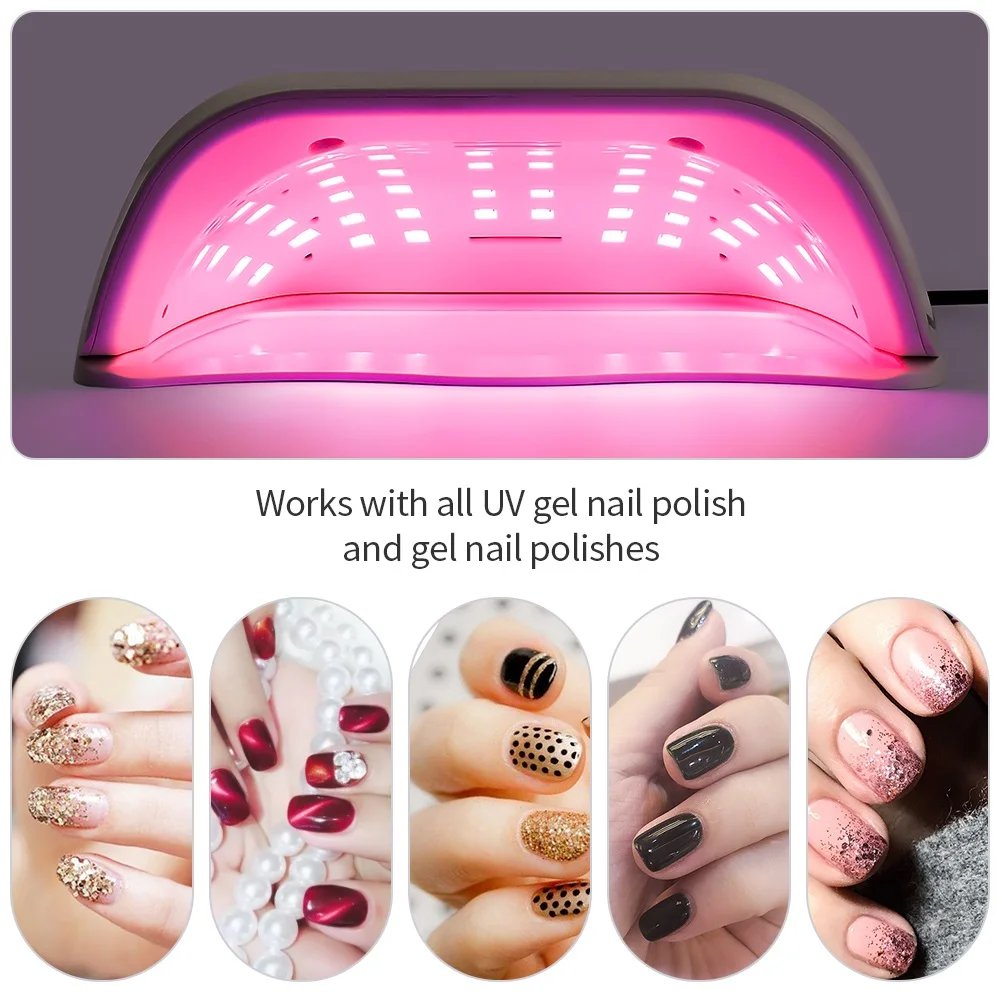 High Power 96W RED Light LED Nail Lamp Two Hands Gel UV Lamp Manicure Nail Polish Dryer Machine for Fast Drying All Gel Polish
High Power 96W RED Light LED Nail Lamp Two Hands Gel UV Lamp Manicure Nail Polish Dryer Machine for Fast Drying All Gel Polish
