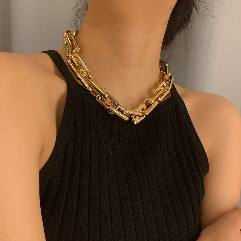 CWEEL Fashion Choker Necklace For Women Chains On The Neck Punk Statement Goth African Gold Color Boho Accessories Party Gift
CWEEL Fashion Choker Necklace For Women Chains On The Neck Punk Statement Goth African Gold Color Boho Accessories Party Gift