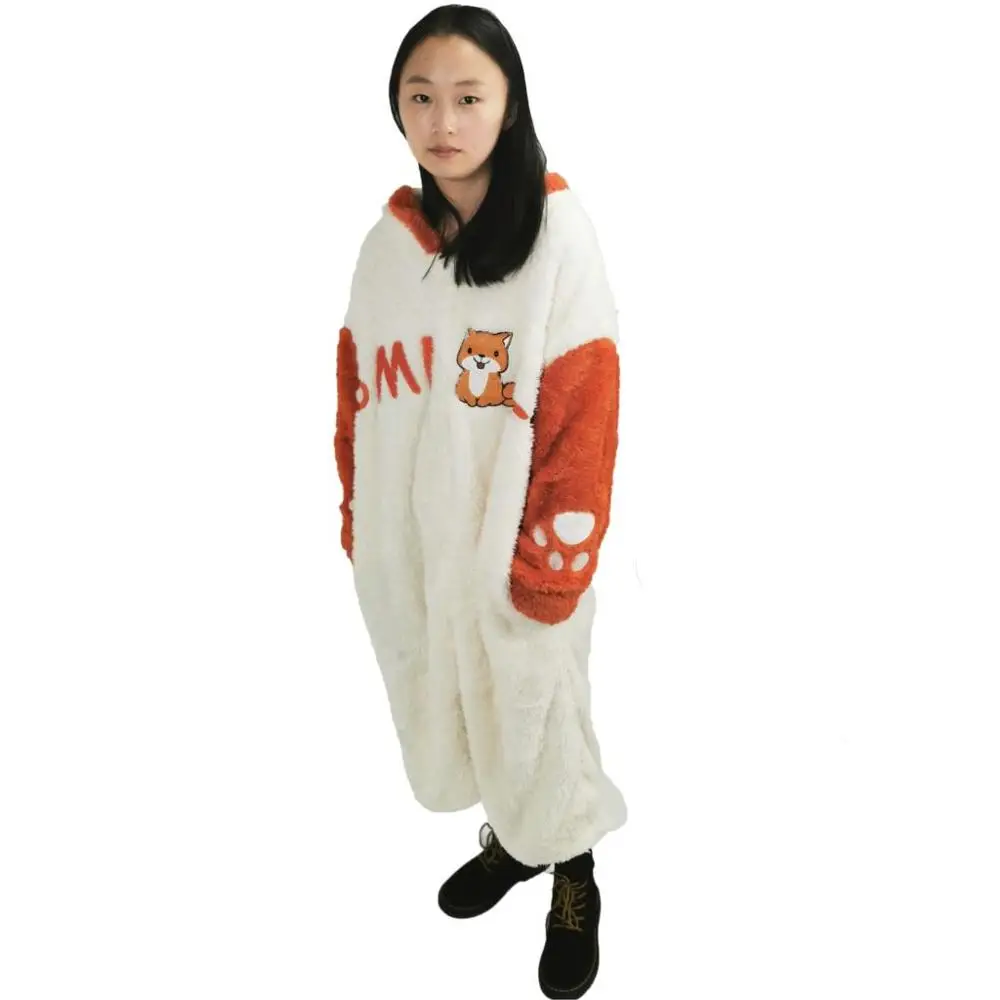Long Sleeve Thickened Loose Robe Bathrobe Pajama Women'S Autumn Winter New Flannel Coral Wool Long Home Wear Pijama Mujer
Long Sleeve Thickened Loose Robe Bathrobe Pajama Women'S Autumn Winter New Flannel Coral Wool Long Home Wear Pijama Mujer
