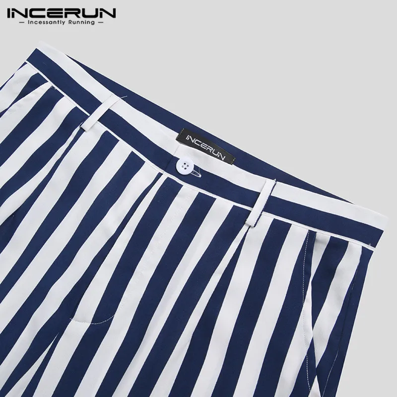 2021 Fashion Striped Men Sets INCERUN Sleeveless Button Up V Neck Tank Tops Zipper Pants 2 Pieces Man Leisure Loose Suits S-5XL
2021 Fashion Striped Men Sets INCERUN Sleeveless Button Up V Neck Tank Tops Zipper Pants 2 Pieces Man Leisure Loose Suits S-5XL