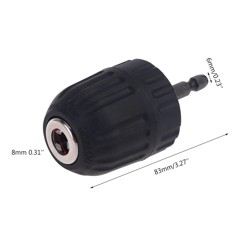 3/8-24UNF 0.8-10MM Keyless Drill Chuck Clip w 1/4'' Hex Shank Rod Chuck Adapter
3/8-24UNF 0.8-10MM Keyless Drill Chuck Clip w 1/4'' Hex Shank Rod Chuck Adapter