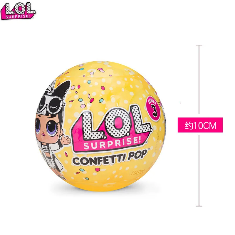 1pcs LOL Doll Surprise Original Three Generation Surprise Ball Children's Toys Dolls Model Girl Christmas Gift Style Random
1pcs LOL Doll Surprise Original Three Generation Surprise Ball Children's Toys Dolls Model Girl Christmas Gift Style Random
