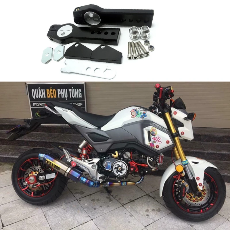 Motorcycle Accessories Rear Fork Expandable Control Shifter in Shock for Honda GROM MSX125 MSX125SF 2013-2017 CNC
Motorcycle Accessories Rear Fork Expandable Control Shifter in Shock for Honda GROM MSX125 MSX125SF 2013-2017 CNC
