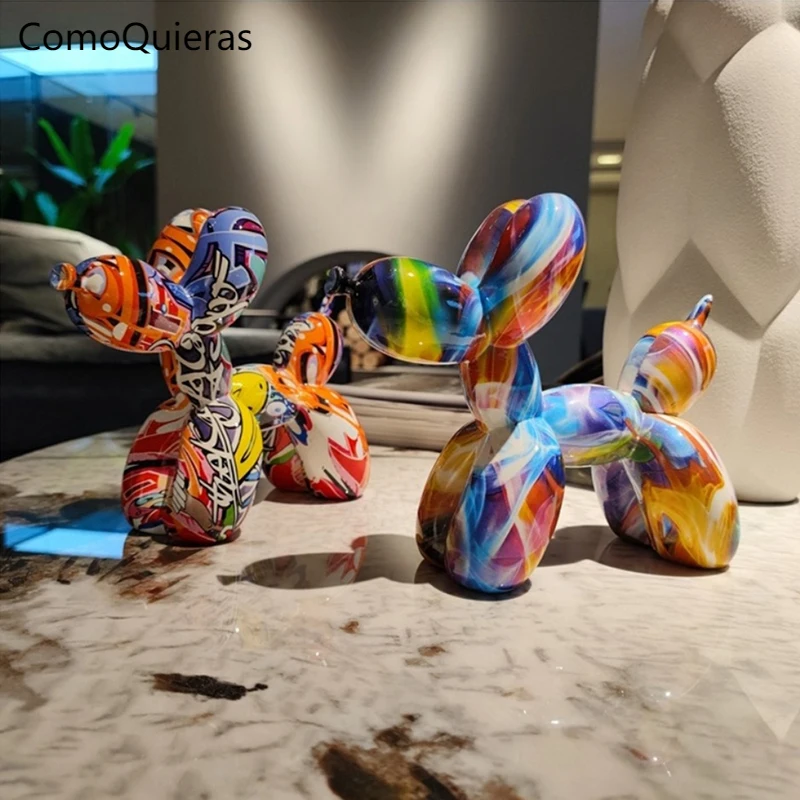 Nordic Modern Figurine Balloon Dog Ornaments Creative Graffiti Resin Crafts Home Living Room TV Cabinet Desktop Decorations
Nordic Modern Figurine Balloon Dog Ornaments Creative Graffiti Resin Crafts Home Living Room TV Cabinet Desktop Decorations