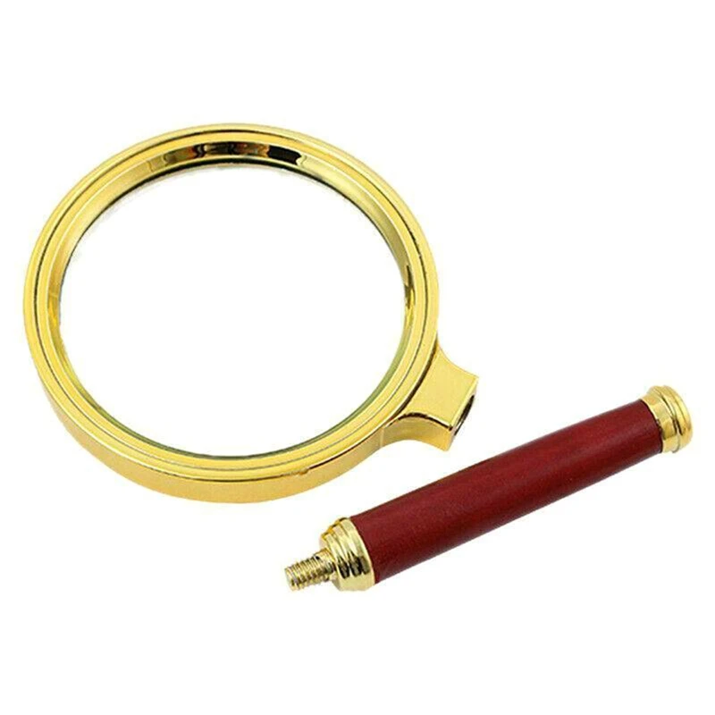 80mm Portable Handheld 10X Magnifying Glass Retro Handle Magnifier Eye Loupe Glass
80mm Portable Handheld 10X Magnifying Glass Retro Handle Magnifier Eye Loupe Glass