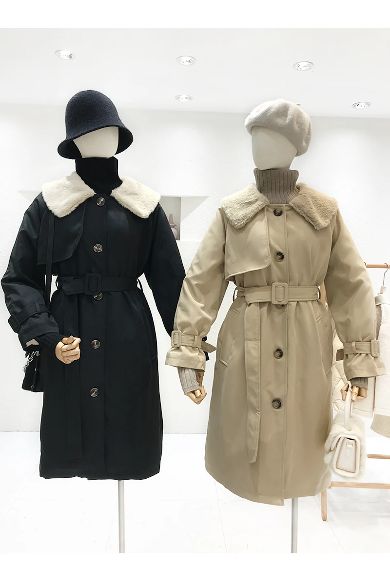Plus Velvet Thick tie Waist Cotton Coat Jacket Women 2021 Winter new style Korean loose mid-length Cotton Coat Temperament Coat
Plus Velvet Thick tie Waist Cotton Coat Jacket Women 2021 Winter new style Korean loose mid-length Cotton Coat Temperament Coat