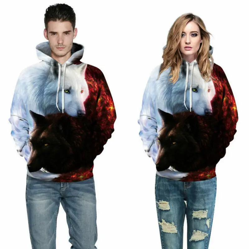 Women Men Couple Hoodie Long Sleeve Spring Autumn Animal 3D Pattern Sweatshirts Coat Pullover Tops Plus Size XXXL
Women Men Couple Hoodie Long Sleeve Spring Autumn Animal 3D Pattern Sweatshirts Coat Pullover Tops Plus Size XXXL