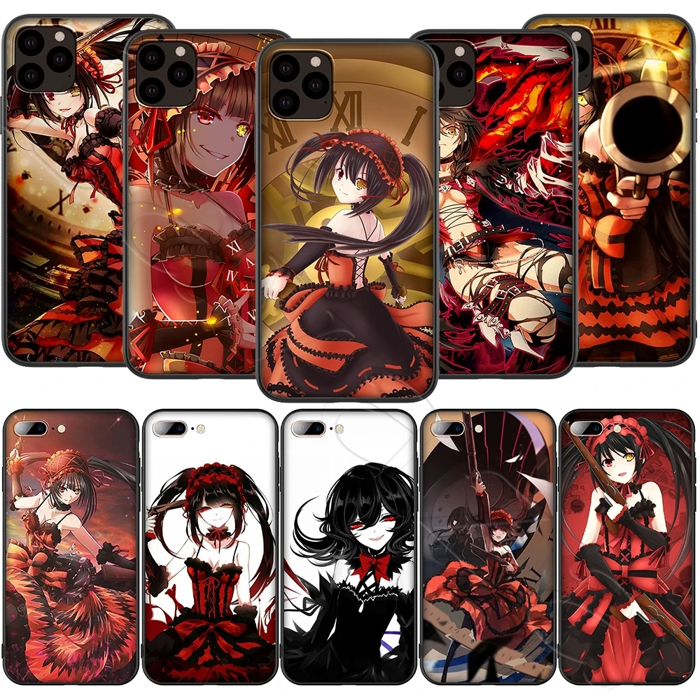 Силиконовый мягкий чехол Lavaza DATE A LIVE Tokisaki Kurumi для iPhone 12 Mini 11 Pro XS Max XR X 8 7 6 6S Plus 5 5S SE |