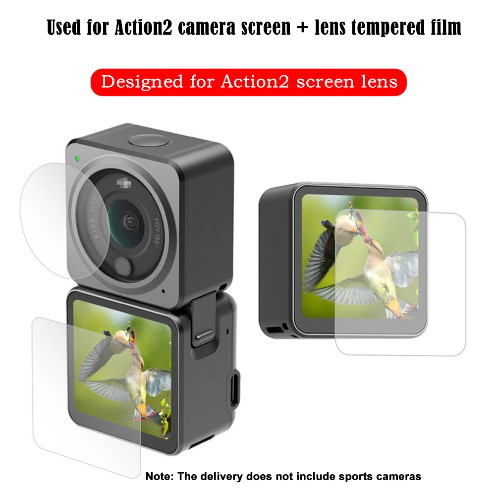 Tempered Screen Protector Anti Scratch Protective Film Accessories for DJI OSMO Action 2 Camera Lens Protection
Tempered Screen Protector Anti Scratch Protective Film Accessories for DJI OSMO Action 2 Camera Lens Protection