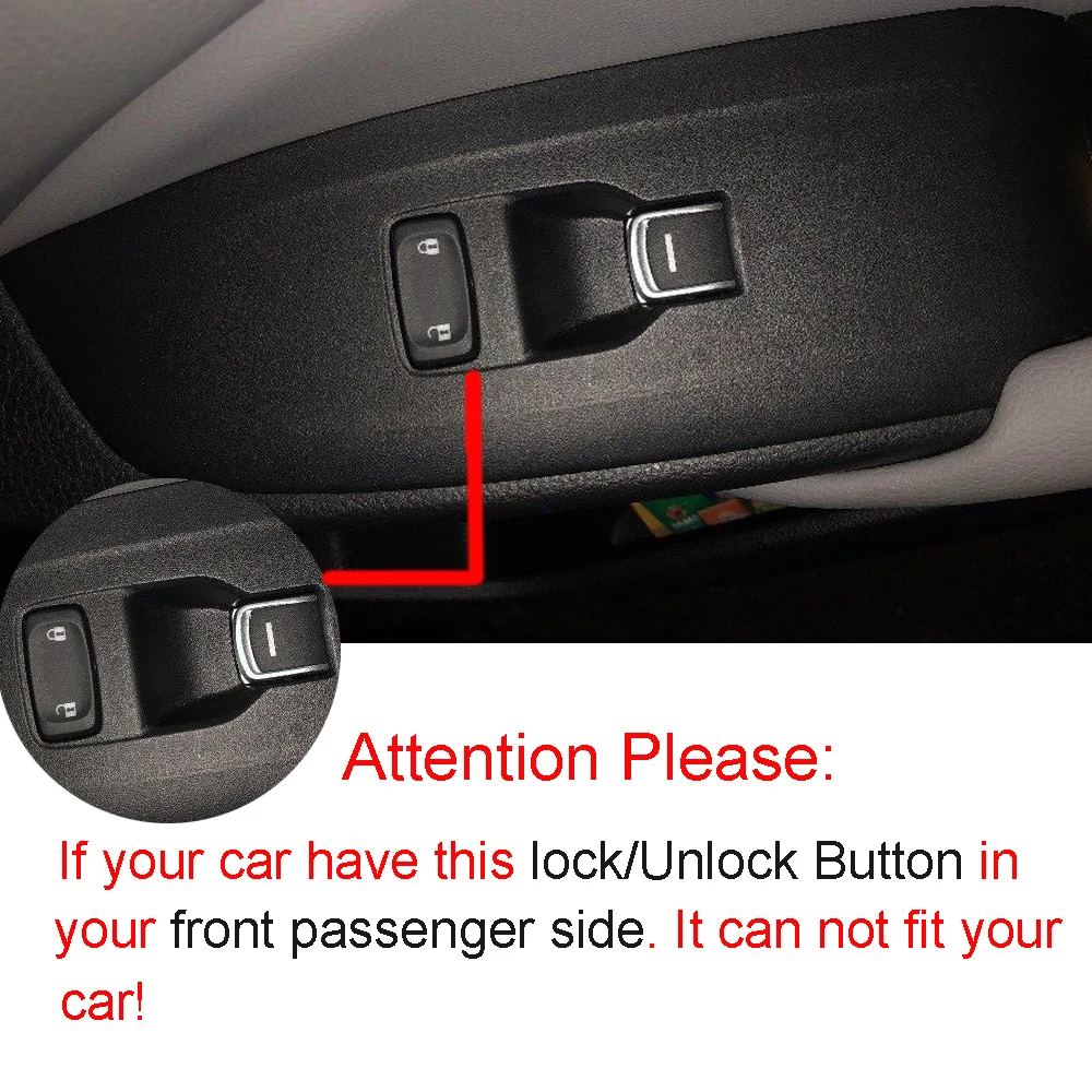 ABS Carbon Fiber Style Window Lift Switch Button Panel Cover trim For Honda Accord 2018 2019 2020 (NOT for EX-L)
ABS Carbon Fiber Style Window Lift Switch Button Panel Cover trim For Honda Accord 2018 2019 2020 (NOT for EX-L)
