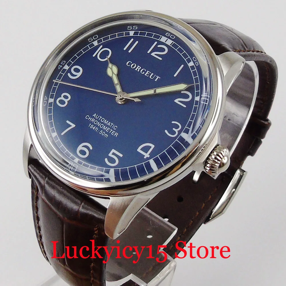 New Classic CORGEUT Brand Automatic Winding Wristwatch Men MIYOTA 8215 ST 1612 Movement Leather Band Mineral Glass Open Backcove
New Classic CORGEUT Brand Automatic Winding Wristwatch Men MIYOTA 8215 ST 1612 Movement Leather Band Mineral Glass Open Backcove